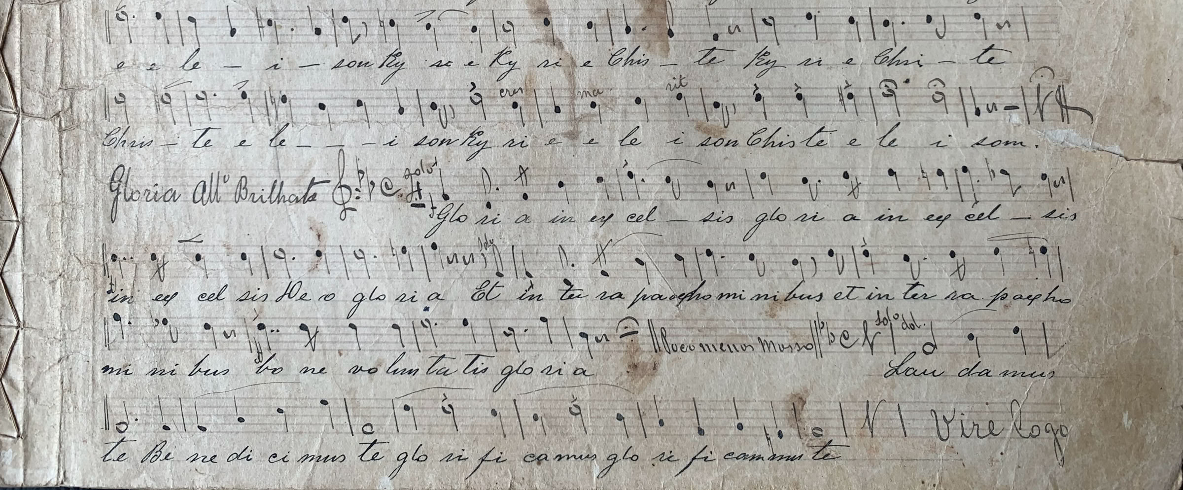 Missa em Si Bemol de L-. Bordese. Arquivo A.A.Bispo. Copyright