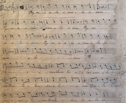 Kyrie da Missa em Fa Maior de Bordese